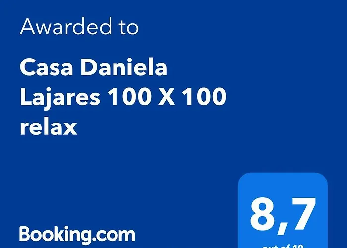 Casa Daniela 100 X 100 Relax-glasfaser * Lajares